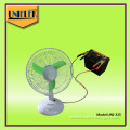 solar energy 12" ac dc portable table fan solar vent ceiling fan factory